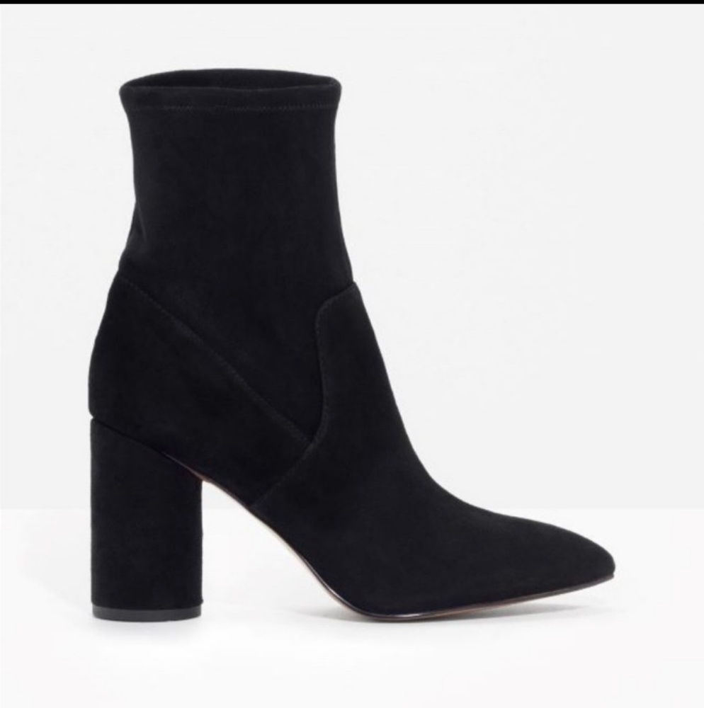 & Other Stories Suede Sock Boots